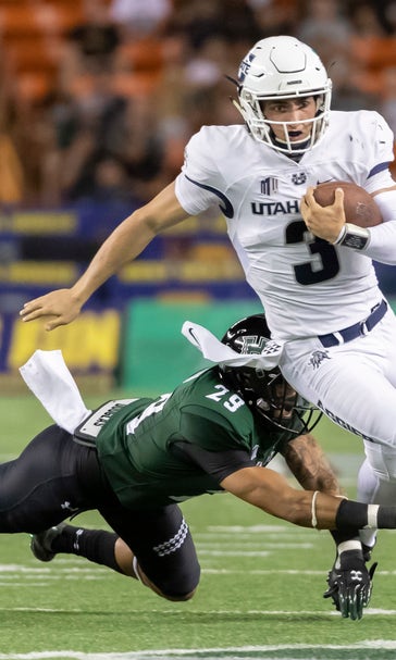 Thompson, Bright lead No. 18 Utah State past Hawaii 56-17